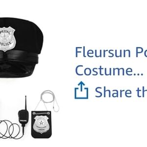 Police Officer Costume Set